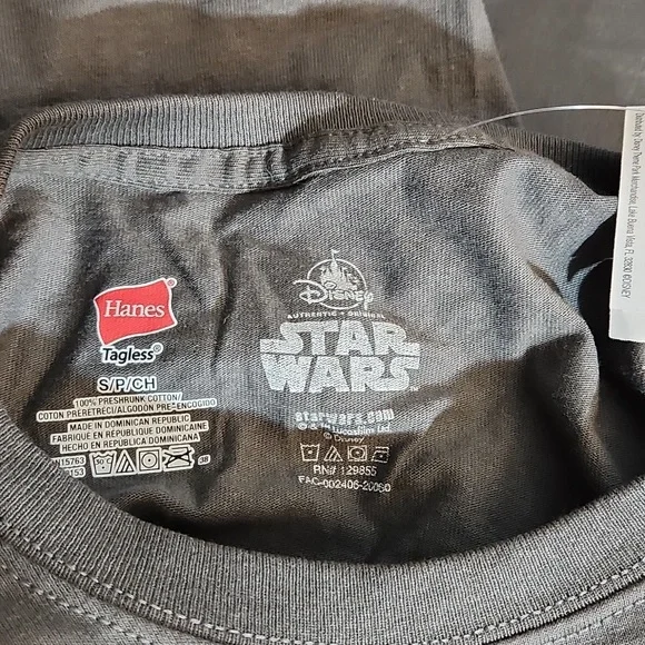 DISNEY Star Wars Princess Lea I Love You Graphic T Shirt Small - Picture 5 of 5